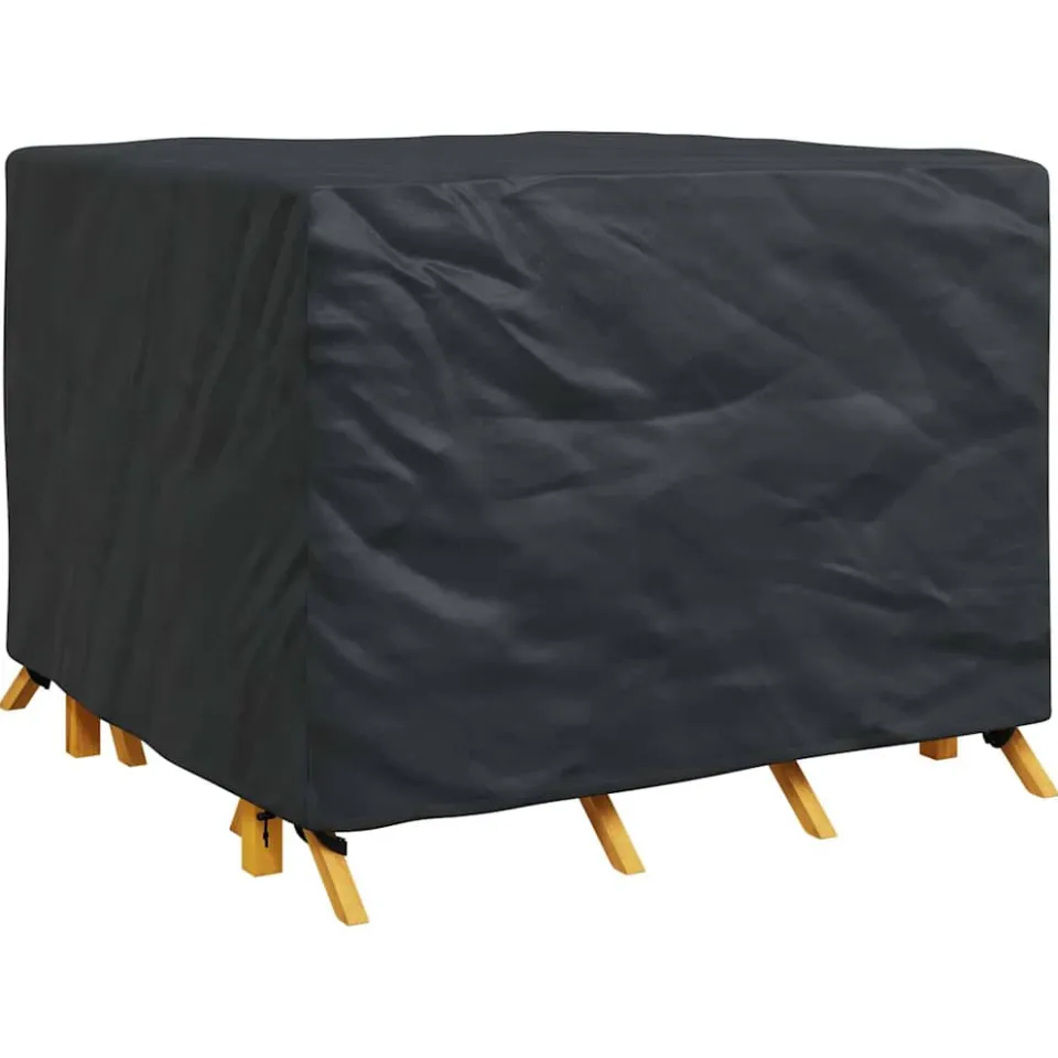 vidaXL Meubelhoes Zwart 135 x 135 x 90 cm 210D Oxford Stof, foto 2