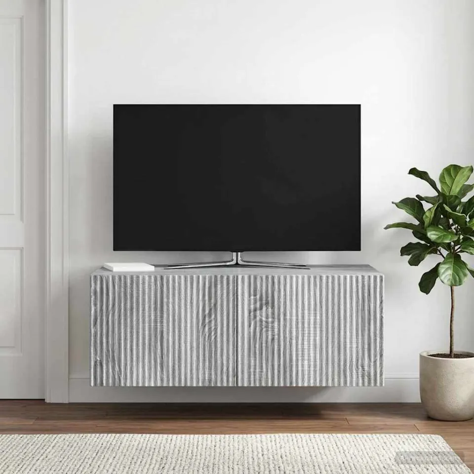 vidaXL Wandbeugel TV-kast 78,5 x 41 x 30 cm Grijs sonoma Bewerkt hout, foto 4