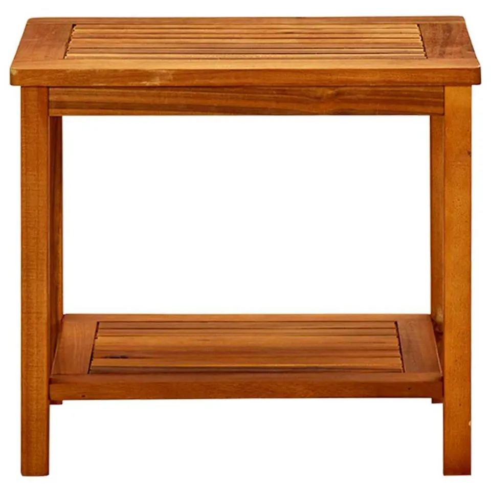 vidaXL Salontafel 50x35x45 cm massief acaciahout bruin, foto 2