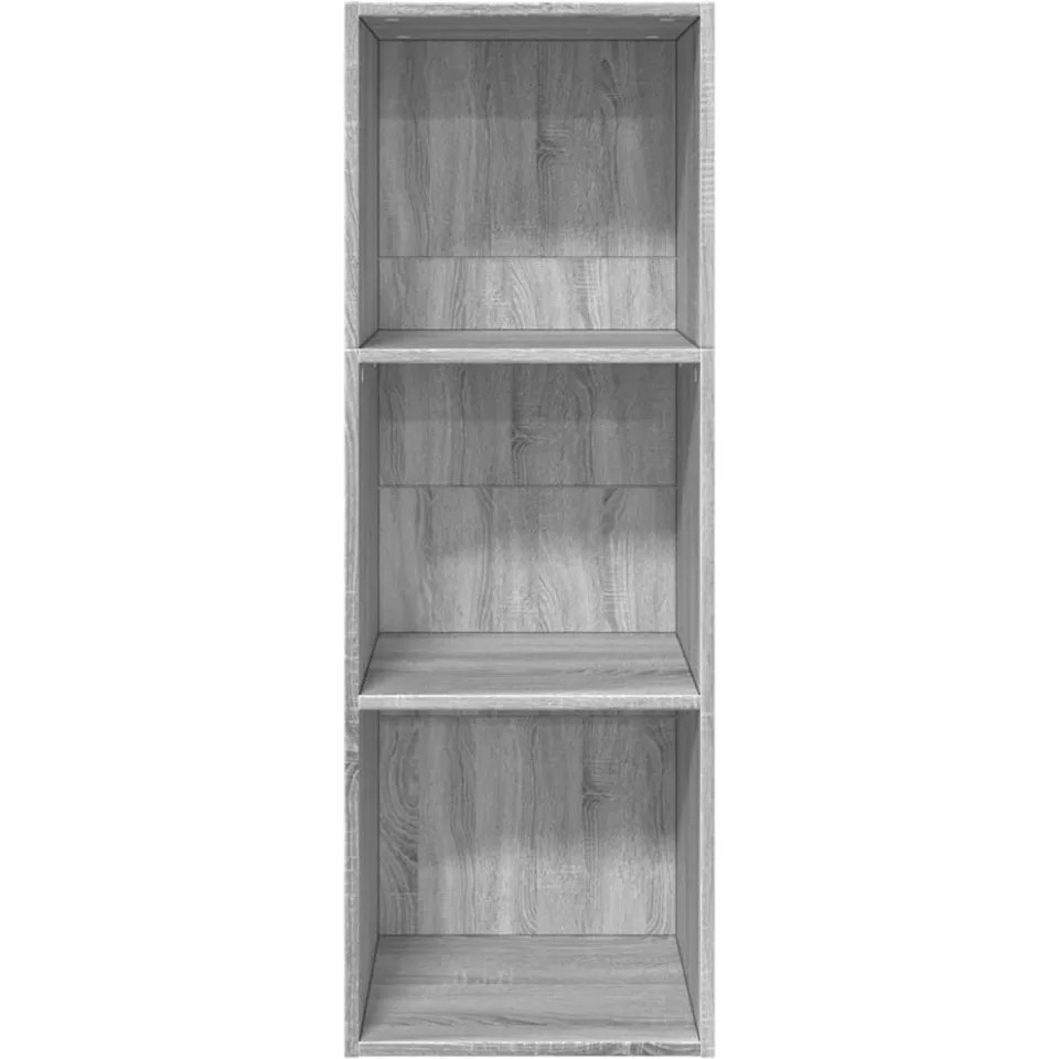 vidaXL Boekenkast 40x30x114 cm bewerkt hout grijs sonoma eikenkleurig, foto 3