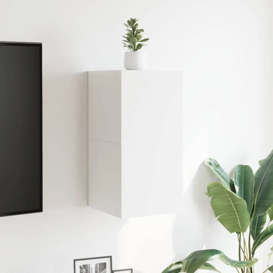 vidaXL Tv-wandmeubelen 2 st 30,5x30x30 cm wit, foto 4