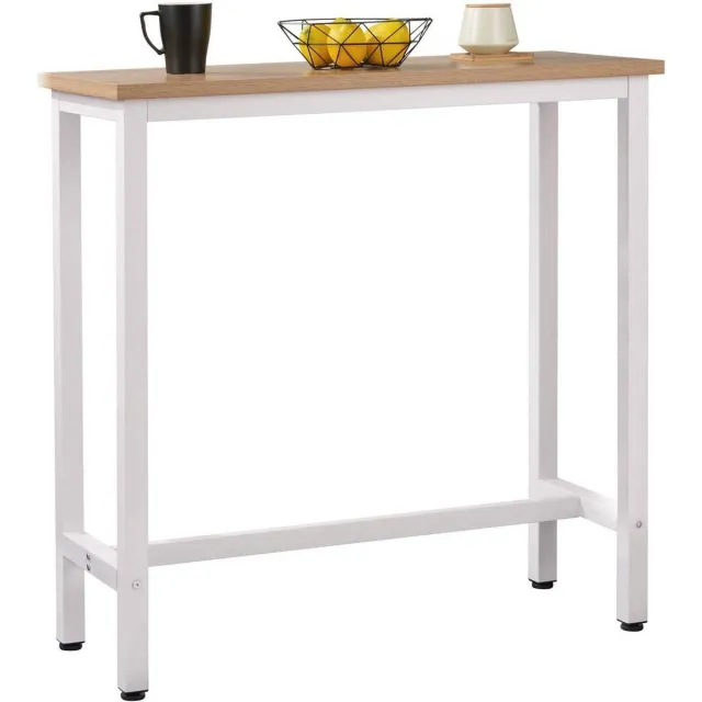 Bolt Edge Bartafel - Bruin - Rechthoekig - Hout & metaal - 100x40x100cm