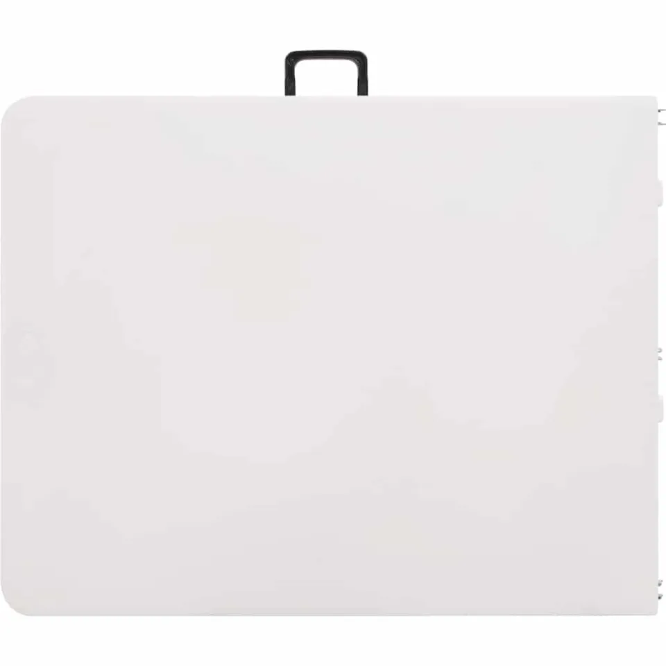 vidaXL Tuintafel inklapbaar 180x72x72 cm HDPE wit, foto 3