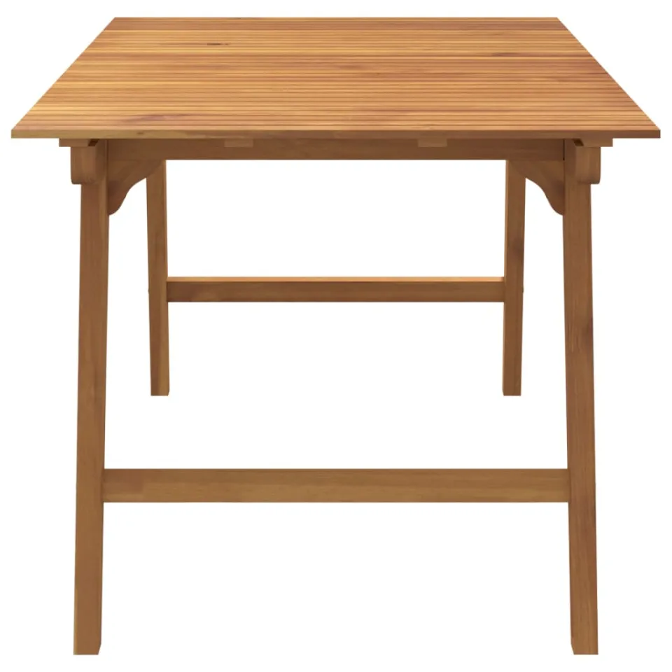 vidaXL Tuintafel 150x90x75 cm massief acaciahout bruin, foto 4