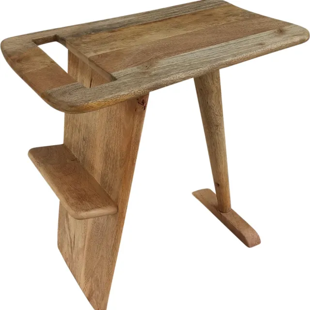 Mister Habitat The U Voque magazine - Bijzettafel - Mangohout Bruin
