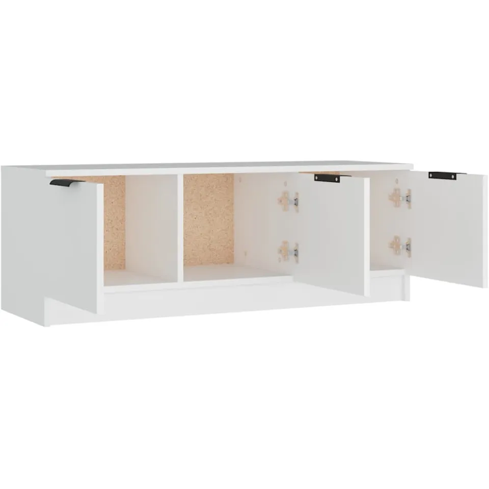 vidaXL Tv-meubel 102x35x36,5 cm bewerkt hout wit, foto 3