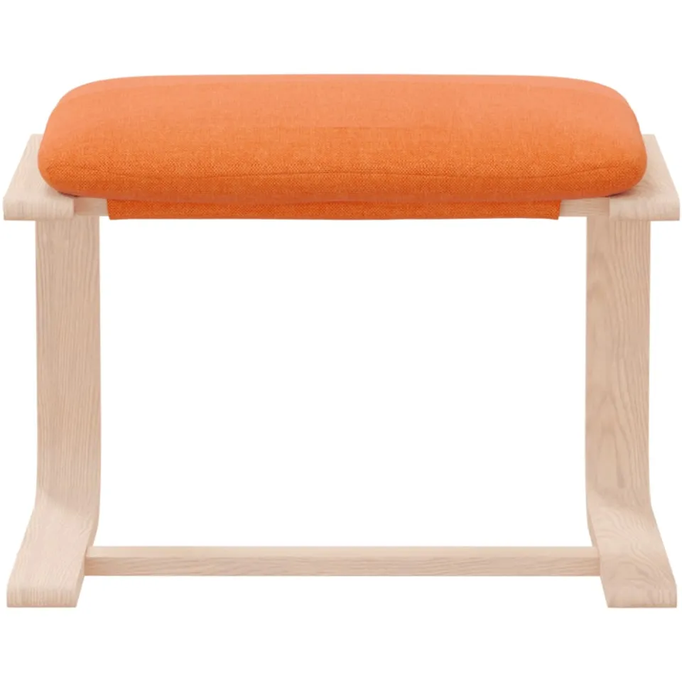 vidaXL Voetenbank 51x41x40 cm stof donkergeel
