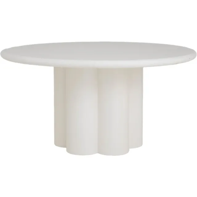 Tower Living Melzo eettafel - ø130 cm - wit