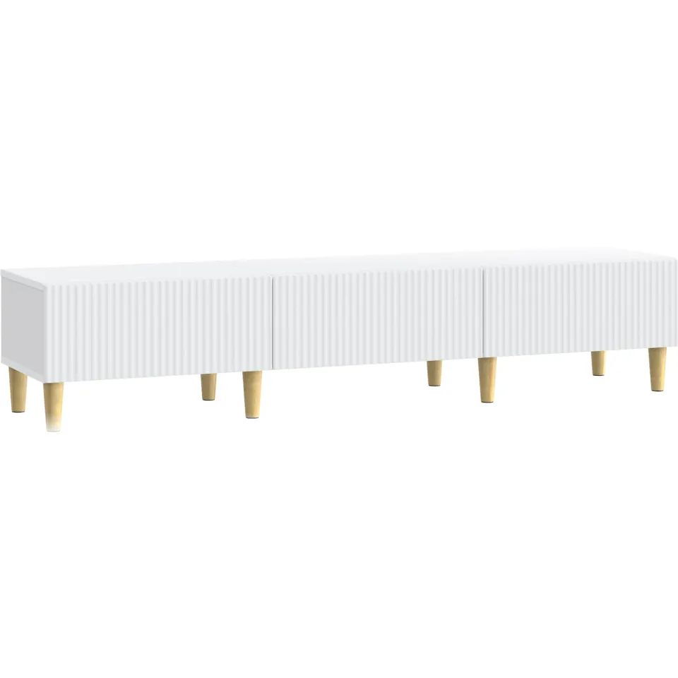 vidaXL TV-kast met lade Wit 147 x 34,5 x 30 cm Bewerkt hout