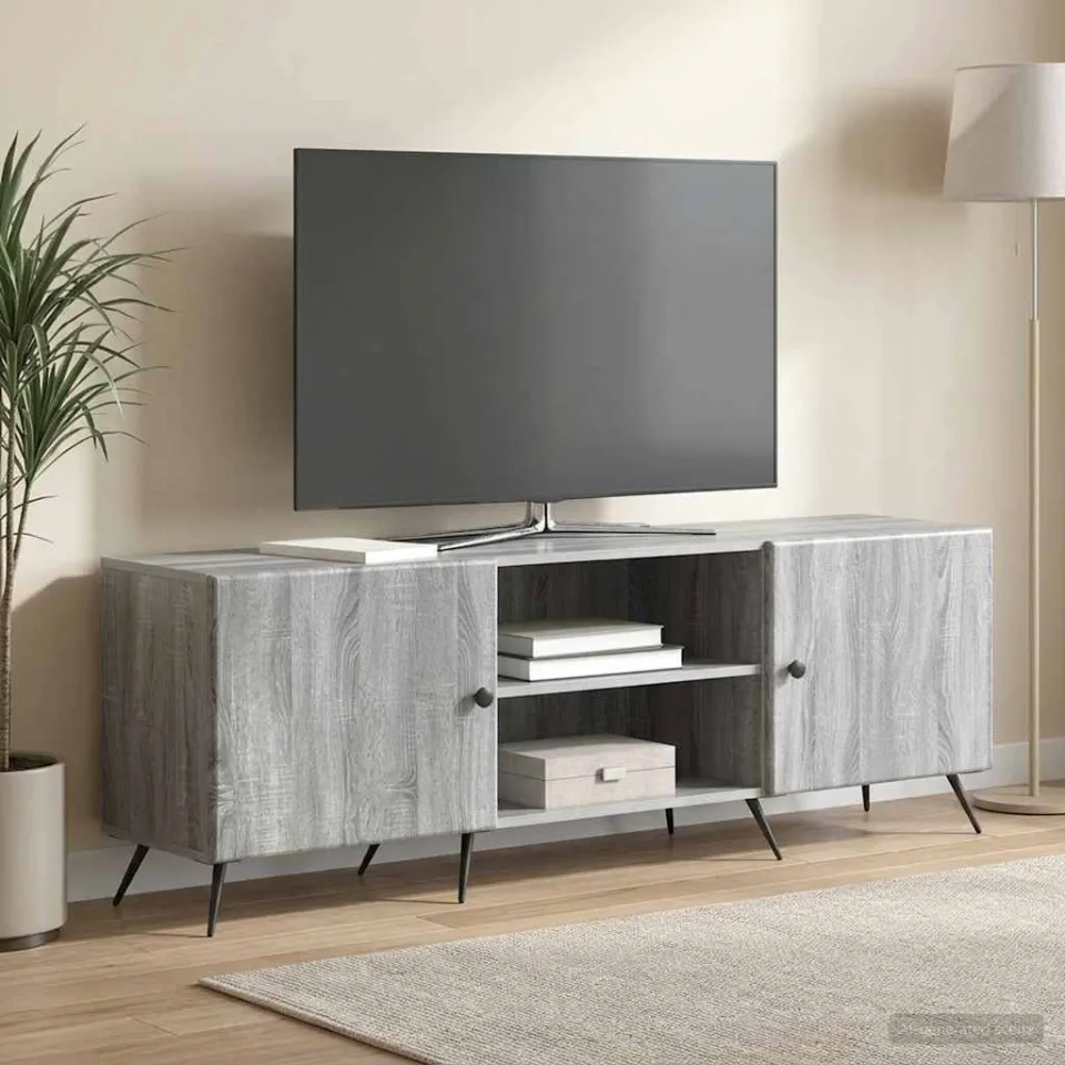 vidaXL TV-kast 150 x 31 x 50 cm Grijs sonoma Bewerkt hout, foto 4