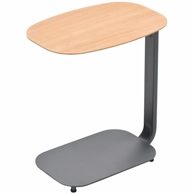 Garden Impressions Lucca laptop tafel - 45x30xH51cm - carbon black - light teaklook