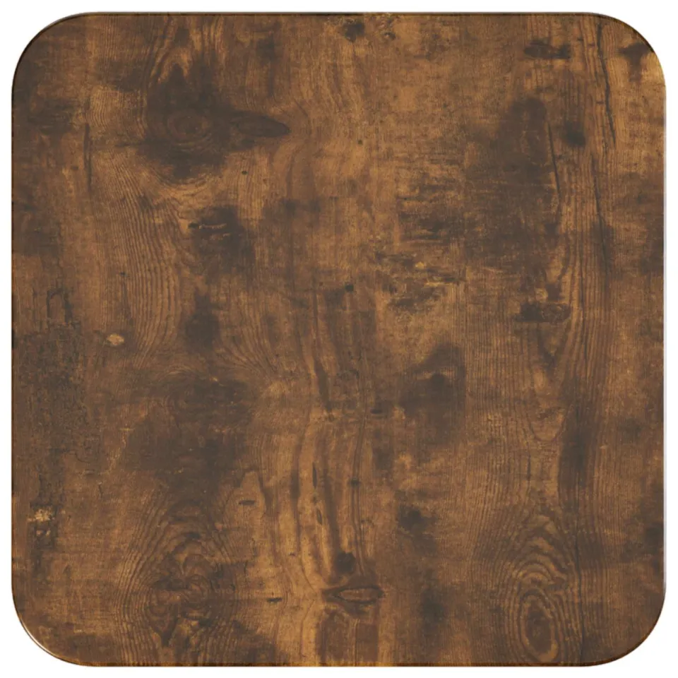 vidaXL Salontafel Gerookt eiken 40 x 40 x 45 cm Bewerkt hout, foto 4