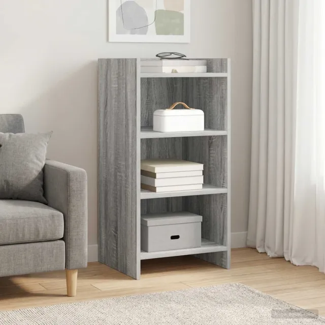 vidaXL Dressoir Grijs Sonoma 40 x 36 x 80 cm Bewerkt hout