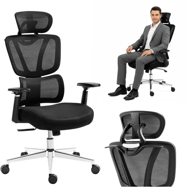 Mark Adler Bureaustoel Expert 4.6 Ergonomisch Verstelbaar - Zwart