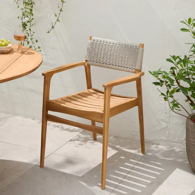 Studio LIVIT Puro teak tuinstoel naturel, foto 2