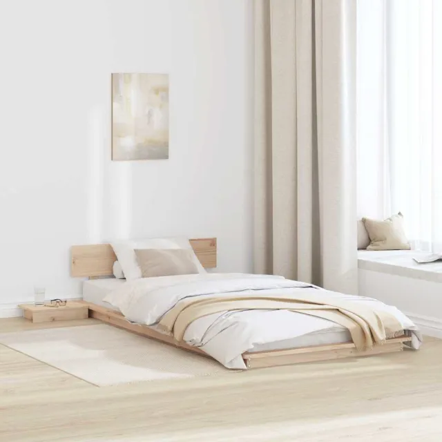 vidaXL Bedframe Bruin 75 x 190 cm Hout