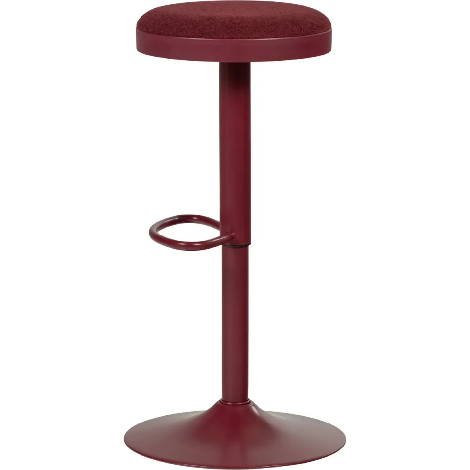 WOOOD Mevo barstoel bordeauxrood, foto 2