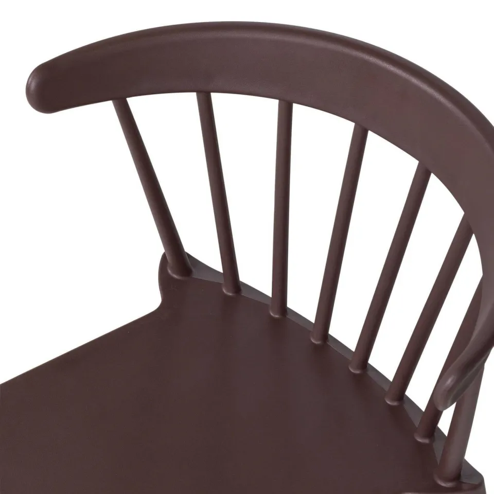 WOOOD Bliss Tuinstoelen - Kunststof - Jadegroen - Set van 2 paars/bruin, foto 7