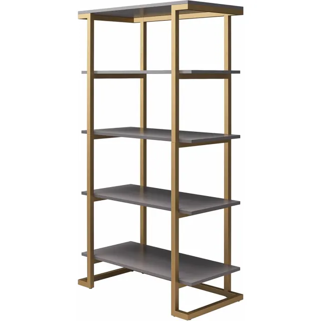 Notio Living Camila-Boekenkast - 5 Planken - Grafietgrijs
