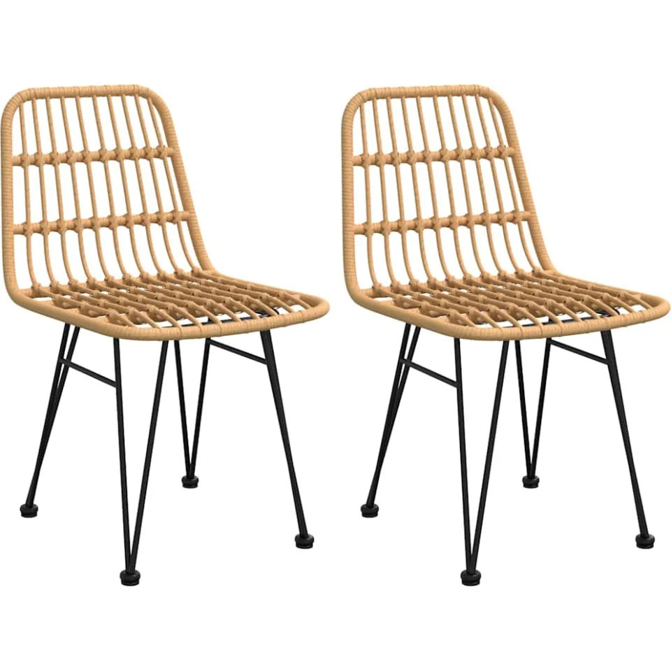 vidaXL 3-delige Tuinset poly rattan bruin, foto 3
