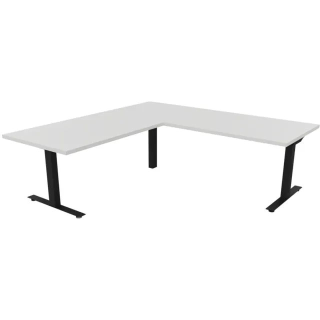 JOB Easydesk Professional hoekbureau - elektrisch - 180x160 zwart