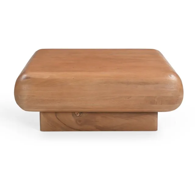 Starfurn Salontafel Fedde - Vierkant Naturel Hout - 80x80x32cm
