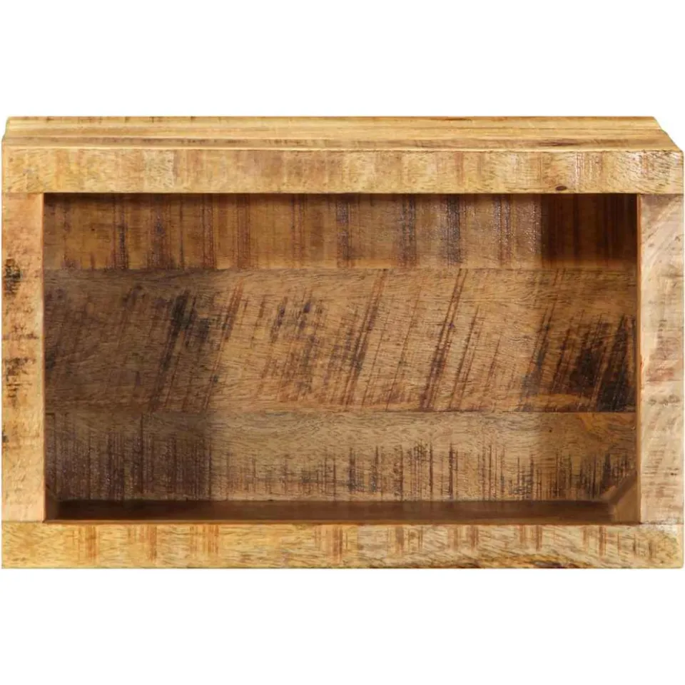 vidaXL Nachtkastje Bruin 40 x 30 x 25 cm Massief Mango Hout, foto 4