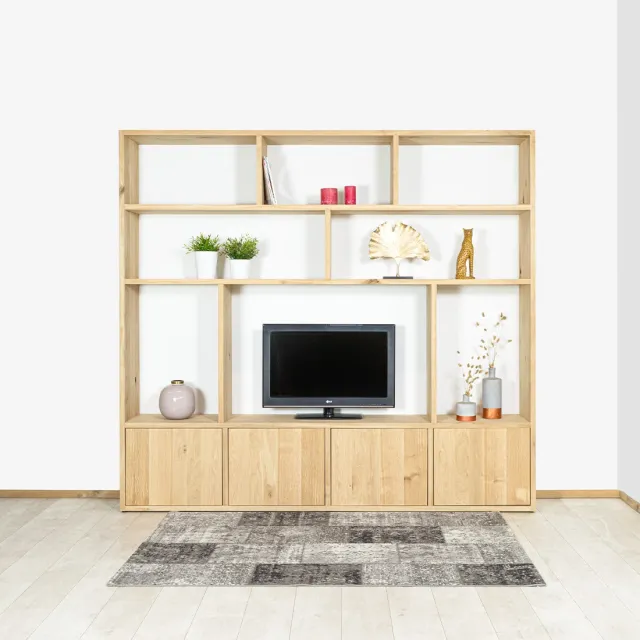 Eikenhouten TV meubel/kast Corfu