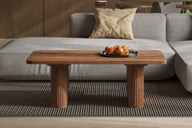 Rousseau Salontafel 'Jean' Mango Hout Lichtbruin