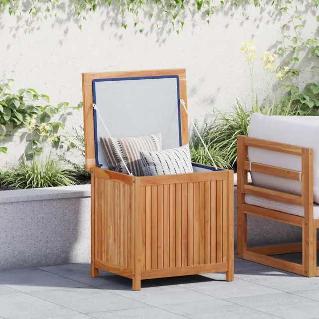 vidaXL Opbergbox 60x50x58 cm massief teakhout bruin, foto 2