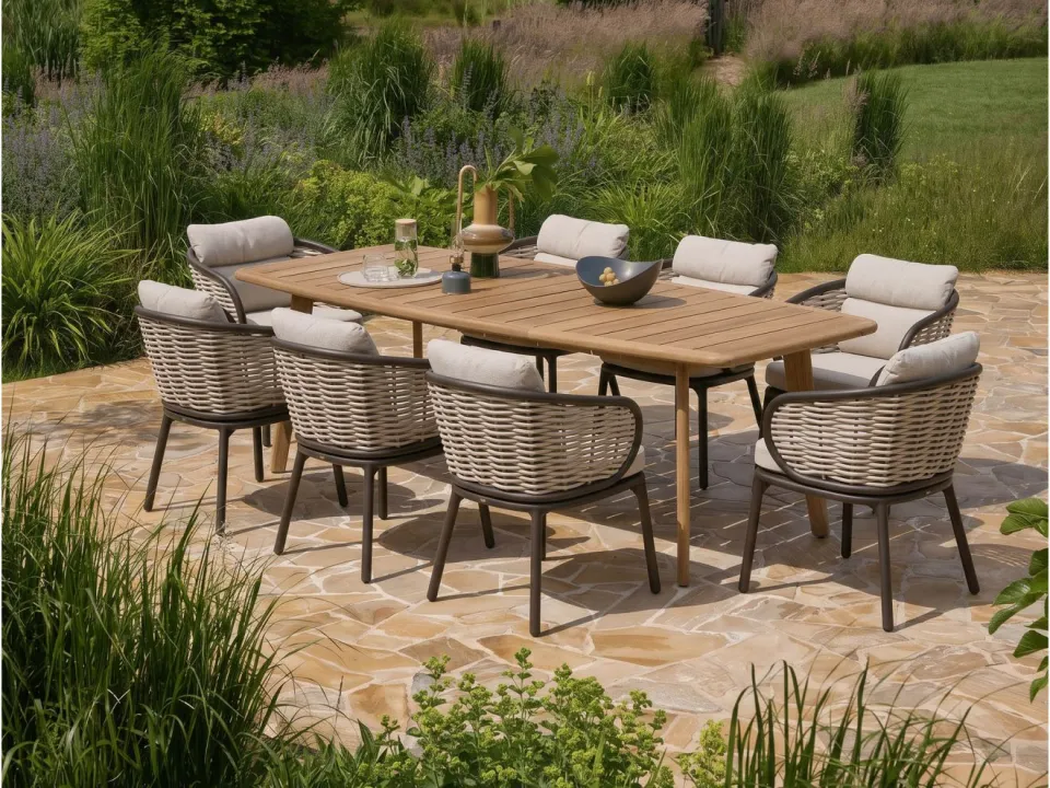 Apple Bee Pine Key dining tuinstoel wit, foto 3