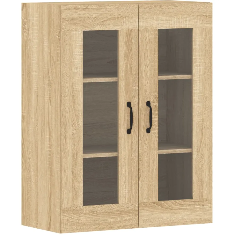 vidaXL Hangkasten 2 st bewerkt hout sonoma eikenkleurig, foto 4