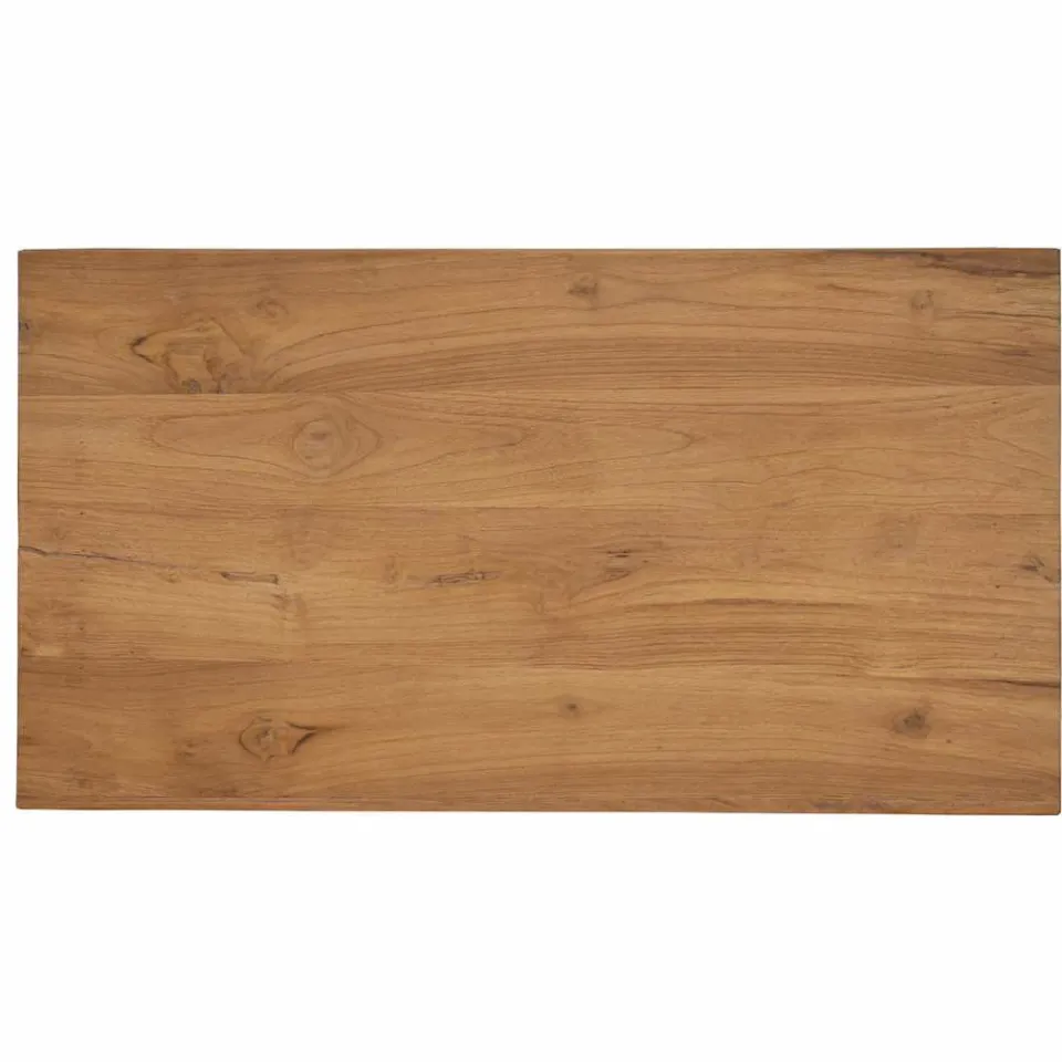 vidaXL Salontafel 110x60x40 cm massief teakhout bruin, foto 4