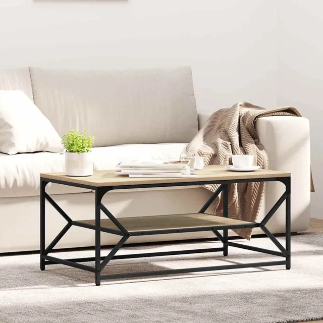 vidaXL Salontafel Sonoma Eiken 90 x 50 x 40 cm, foto 2