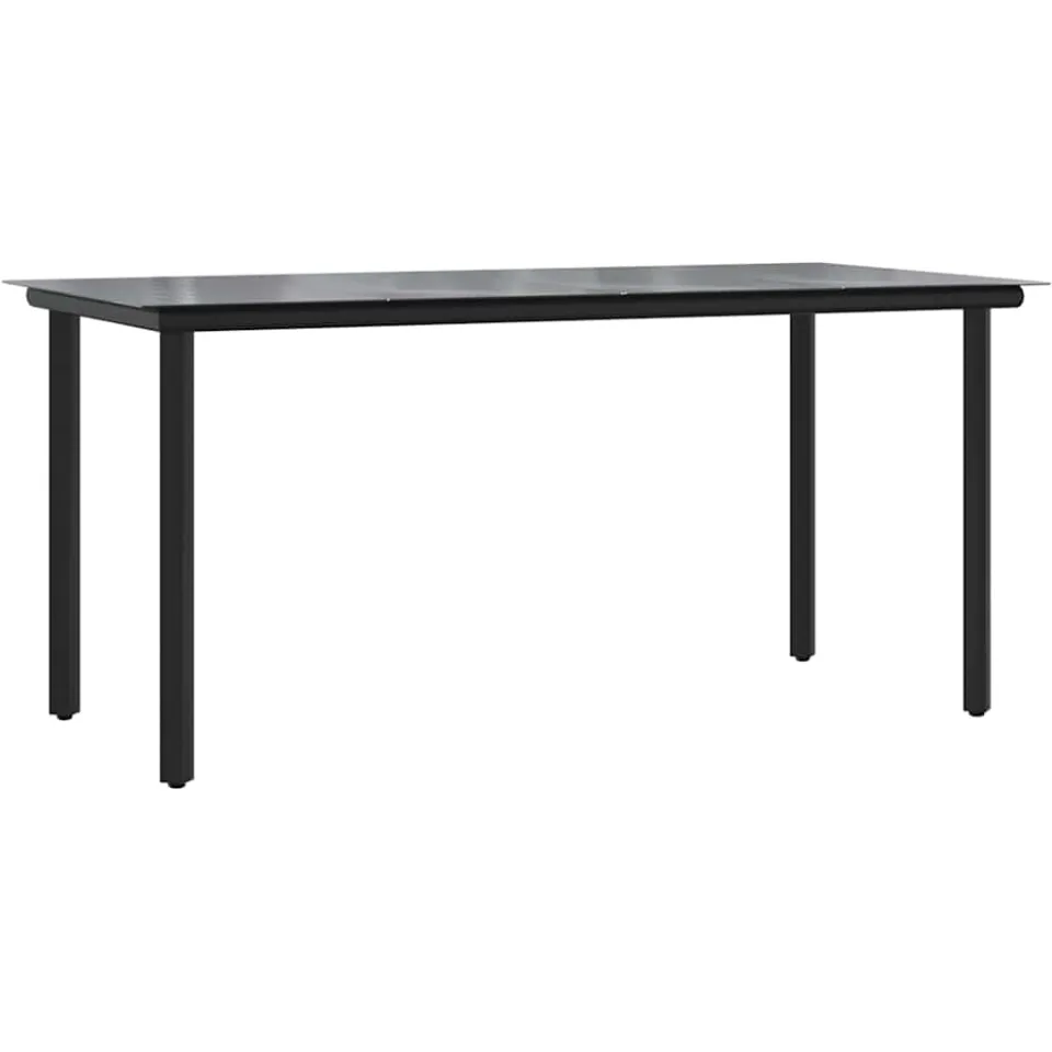 vidaXL 7-delige Tuinset met kussens poly rattan zwart, foto 4