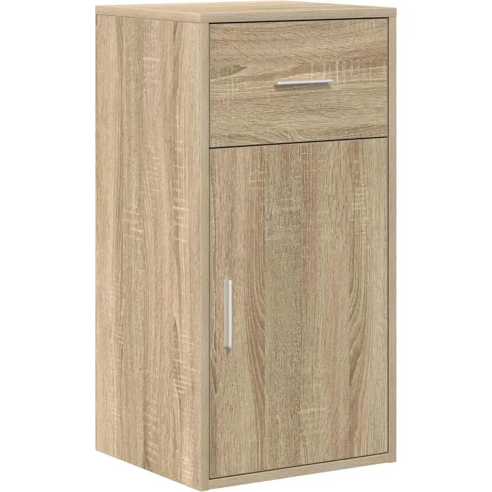 vidaXL Dressoir met lade Sonoma Eiken 38 x 34 x 75 cm, foto 3