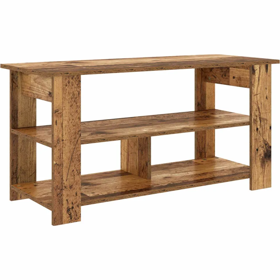 vidaXL TV-standaard Oudhout 100 x 40 x 50 cm bruin, foto 3