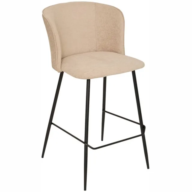 Atmosphera Créateur d'intérieur® Barkruk met gestoffeerde zitting JASNY Beige