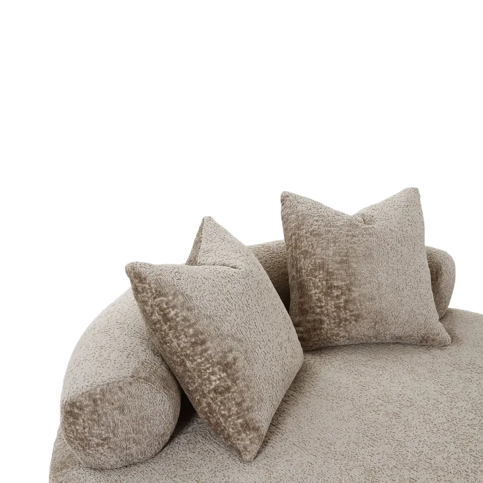 Artichok Annabel ronde loveseat fauteuil taupe, foto 4