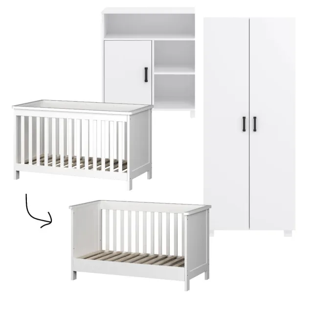 Cabino meegroei babykamer Mila Wit (3-delig)