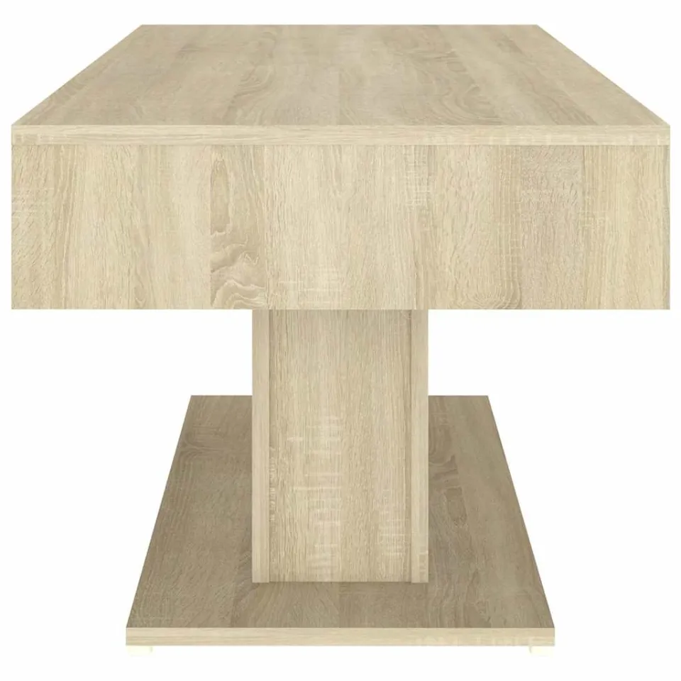 vidaXL Salontafel 96x50x45 cm bewerkt hout sonoma eikenkleurig, foto 4