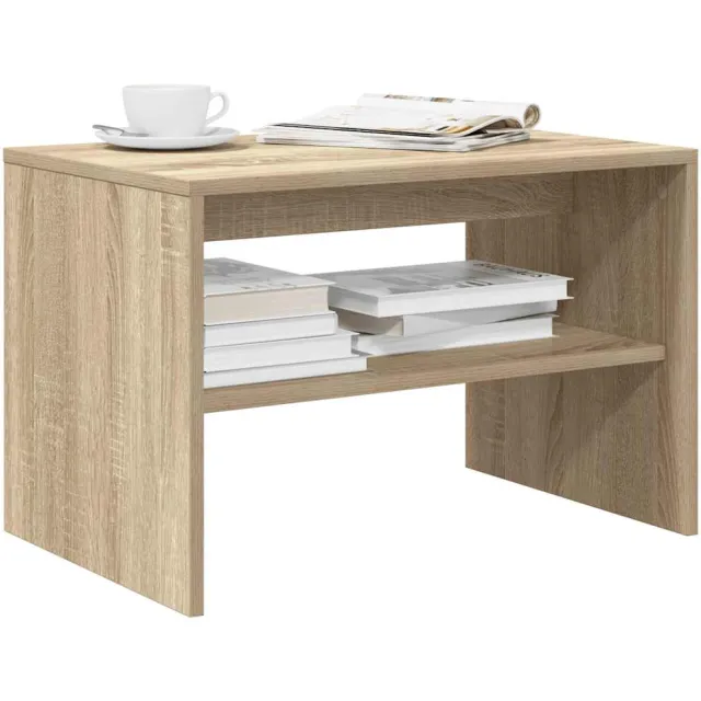 vidaXL Tv-meubel 60x40x40 cm bewerkt hout sonoma eikenkleurig Bruin