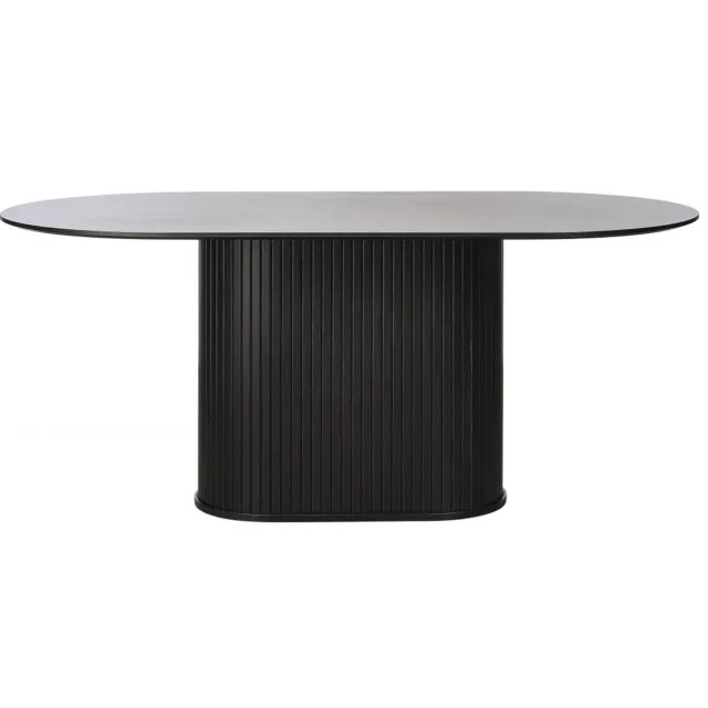 Nordic Home Kelly eettafel ovaal - zwart
