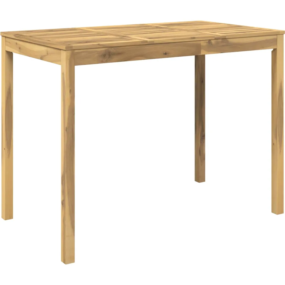 vidaXL Tuinbar Tafel LAREN Witgewassen 141 x 80,5 x 105 cm, foto 3