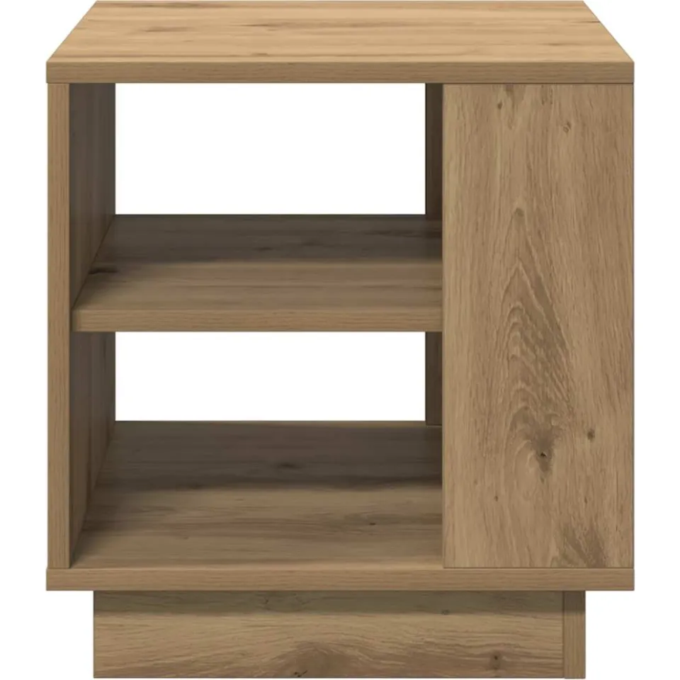 vidaXL Salontafel 40x40x43 cm bewerkt hout artisanaal eikenkleurig, foto 4