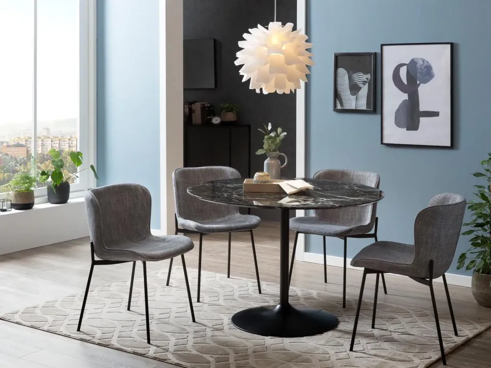 Eetkamertafel Lana zwart, foto 2