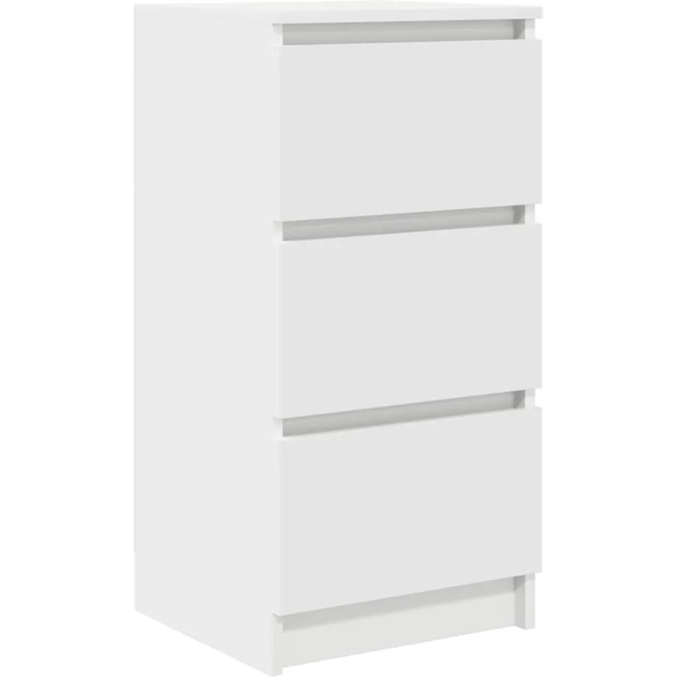 vidaXL Dressoir 37,5x35x76 cm bewerkt hout wit