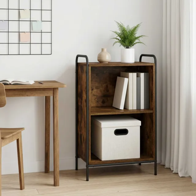 vidaXL Boekenkast 55,5 x 33 x 174 cm Bewerkt hout Gerookt eiken, foto 2