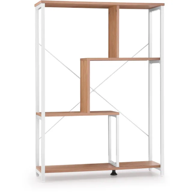 Staand rek / ruimteverdeler Kalag Eco wit/eiken hjh LIVING