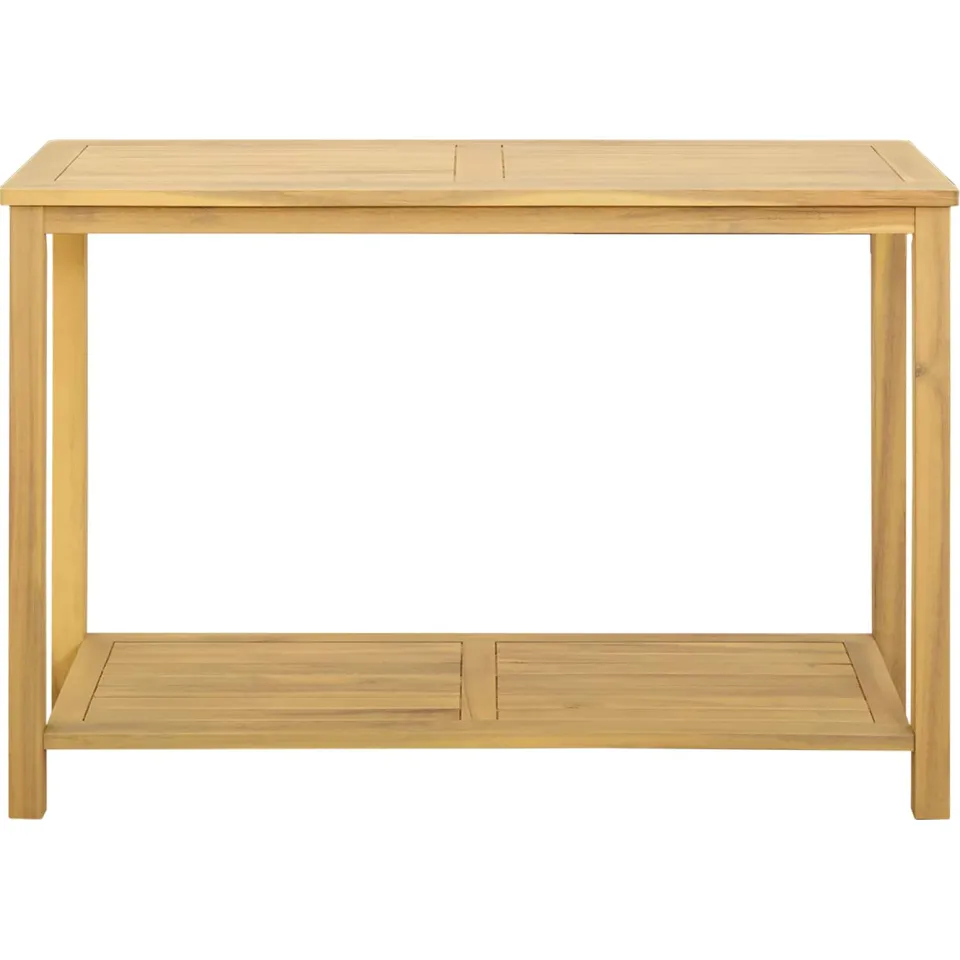 vidaXL Tuin Console Tafel Licht acacia 110 x 40 x 75 cm bruin, foto 2